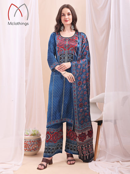 AJRAK PRINT KURTI SET (2657)