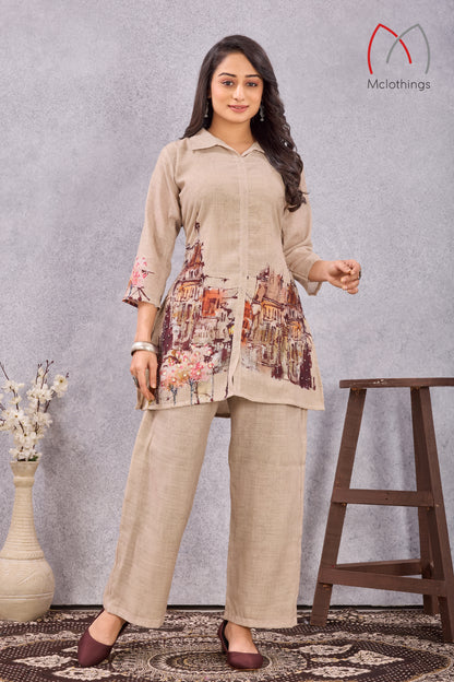 LILEN DIGITAL PRINT CO-ORD SET (2977)