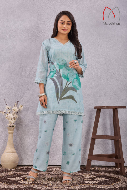 LILEN DIGITAL PRINT CO-ORD SET (2975)