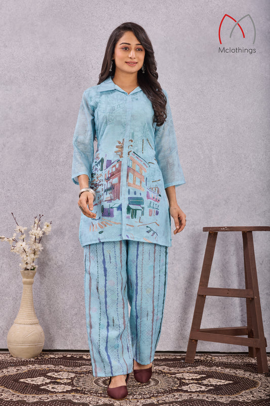 LILEN DIGITAL PRINT CO-ORD SET (2978)