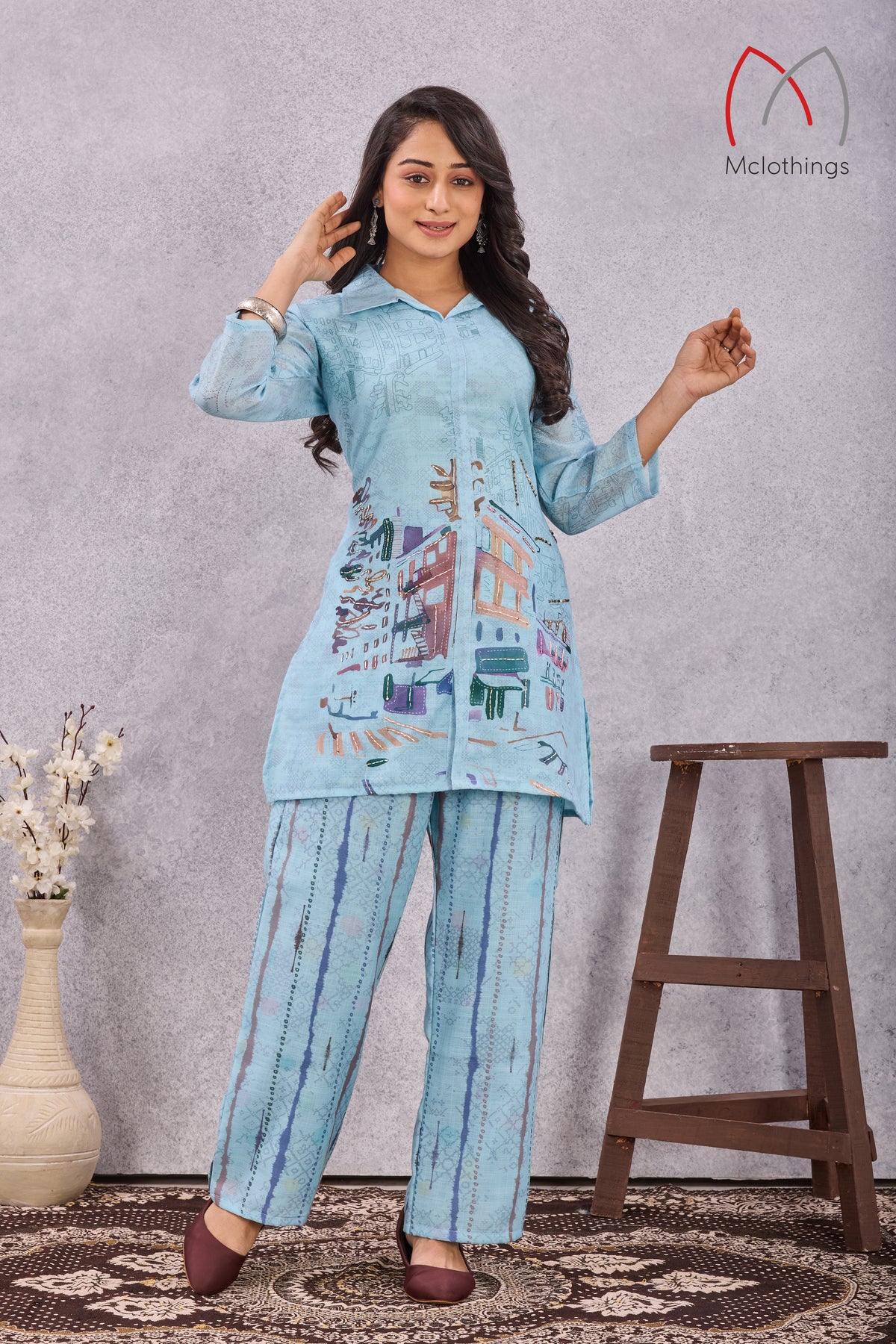 LILEN DIGITAL PRINT CO-ORD SET (2978)