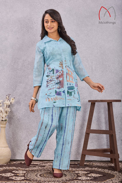 LILEN DIGITAL PRINT CO-ORD SET (2978)