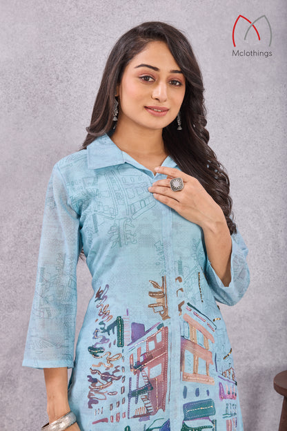 LILEN DIGITAL PRINT CO-ORD SET (2978)