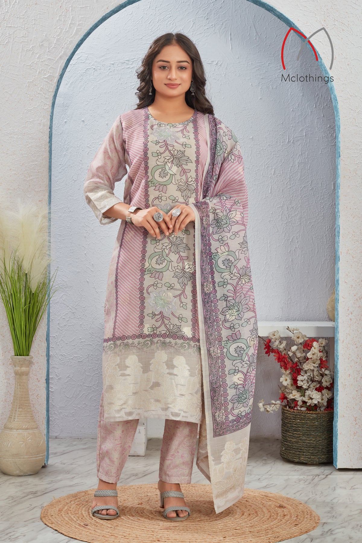 LILEN JACQUARD KURTI (2711)
