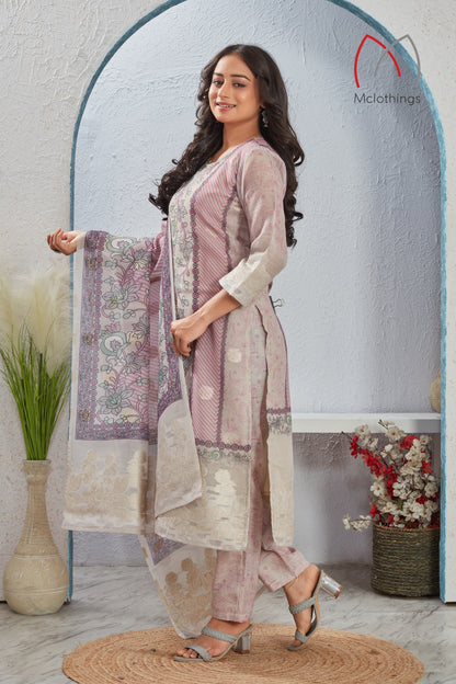 LILEN JACQUARD KURTI (2711)