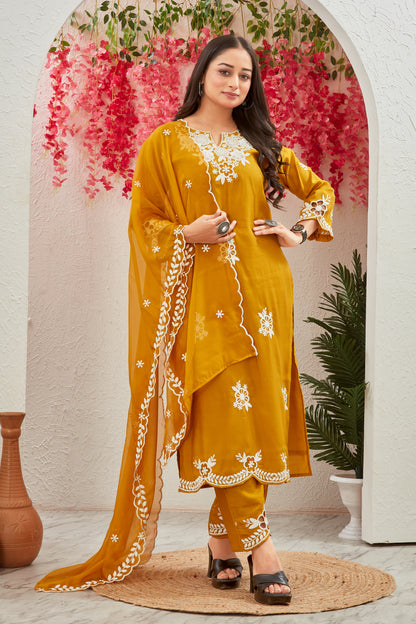 ROMAN SILK KURTI SET (2206)