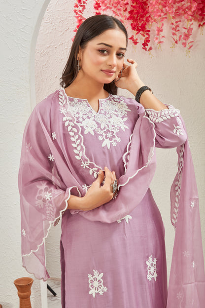 ROMAN SILK KURTI SET (2206)