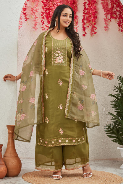 SOFT BLEND SHIMMER KURTI SET (2209)