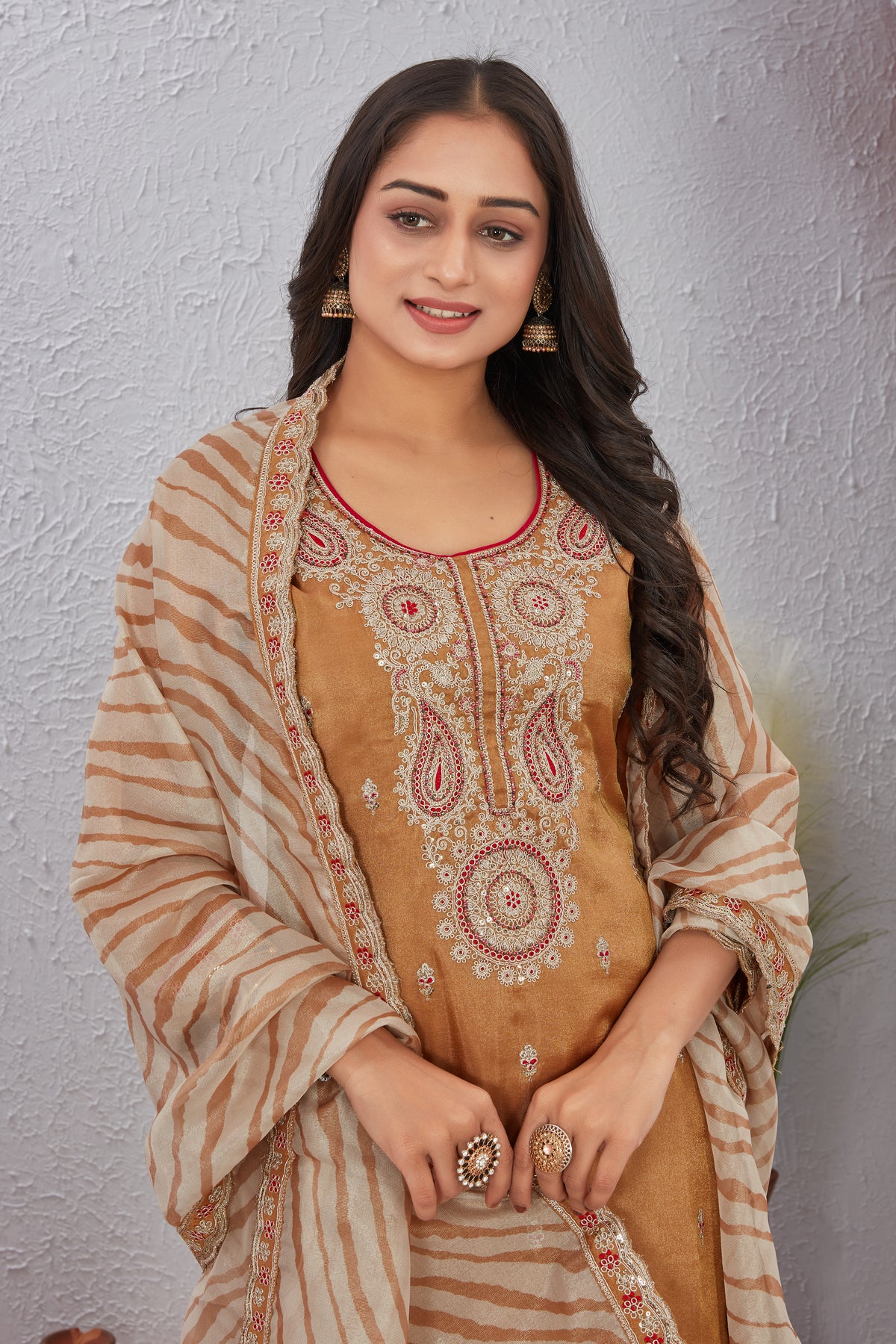Viscose Shimmer Kurta Palaazo Set (2218)