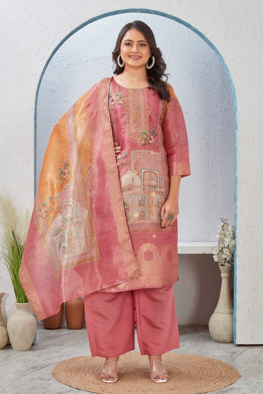 SHIMMER JACQUARD KURTI SET (2894)