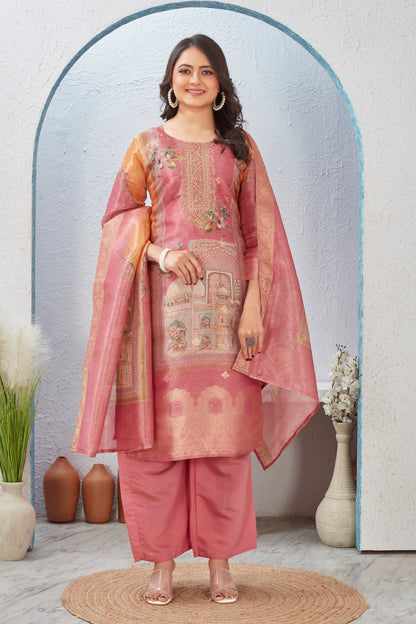 SHIMMER JACQUARD KURTI SET (2894)