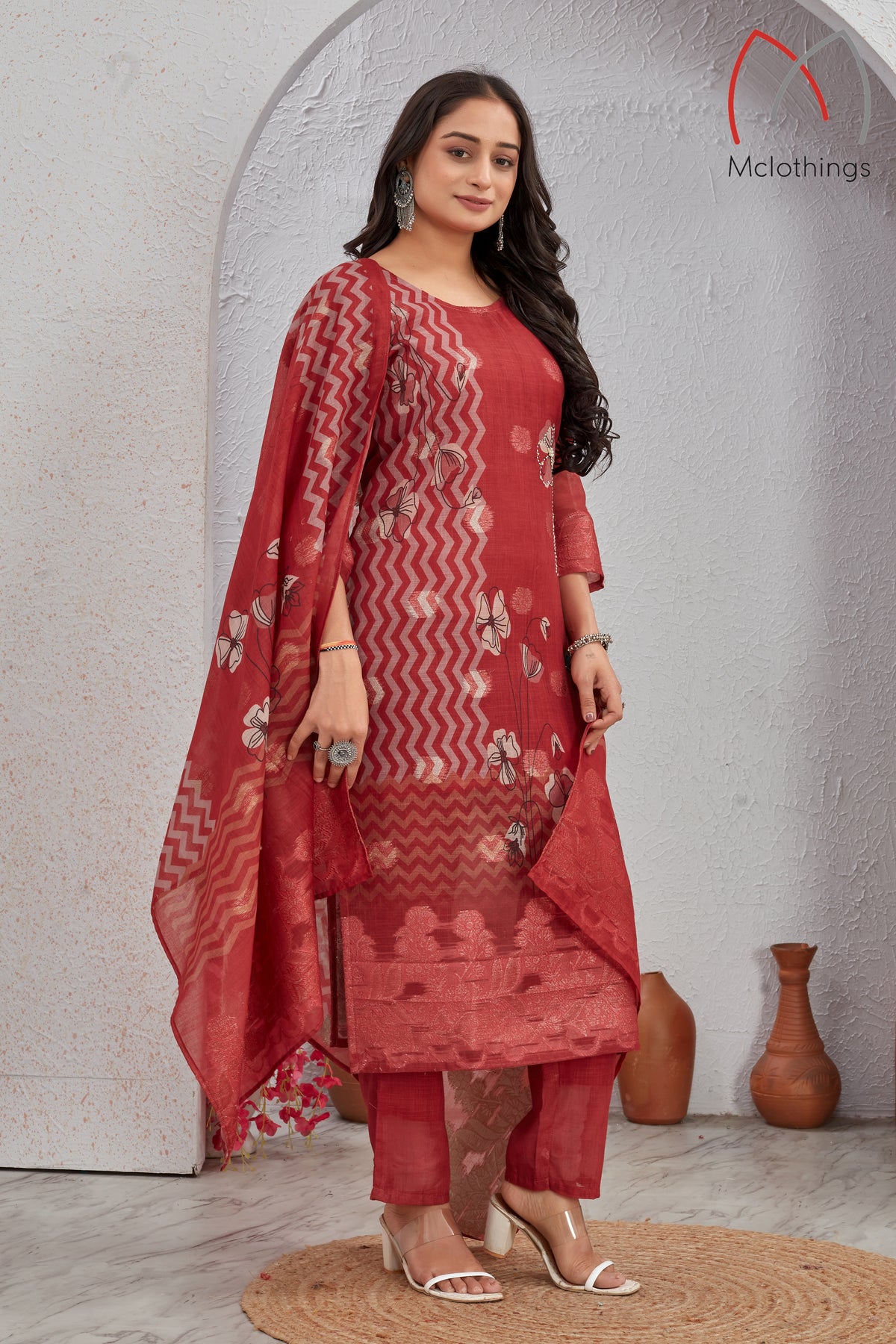 LILEN JACQUARD KURTI SET (2708)