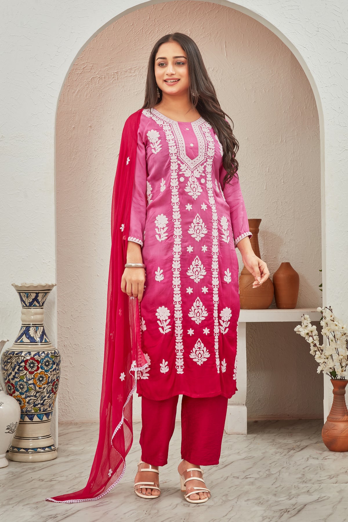 Rosy Grace Suit Set