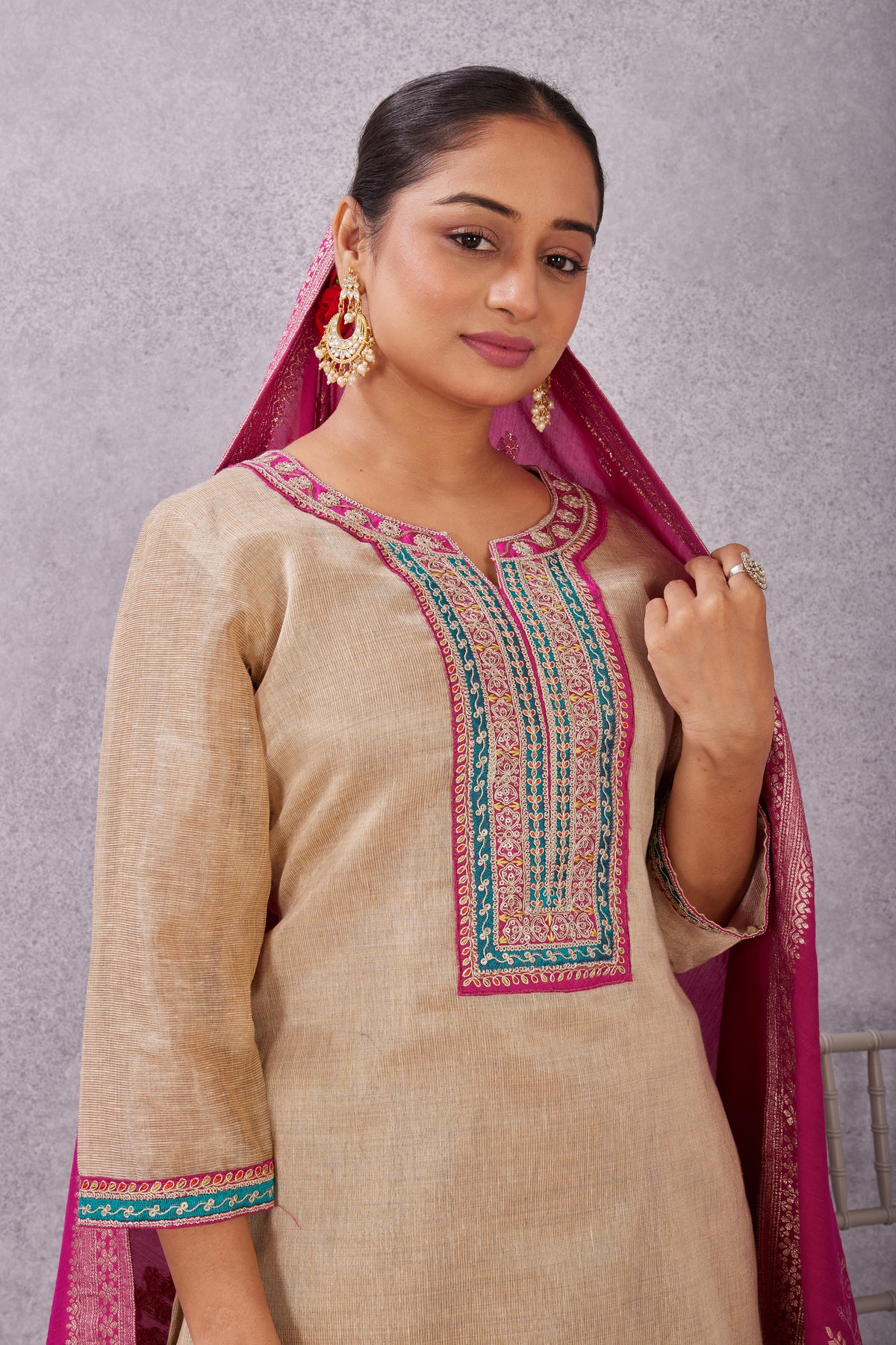 LILEN SHIMMER KURTI SET (2866-A)