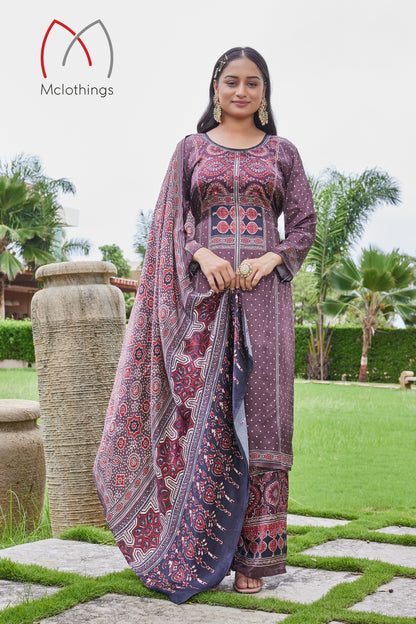 AJRAK PRINT KURTI SET (2657)