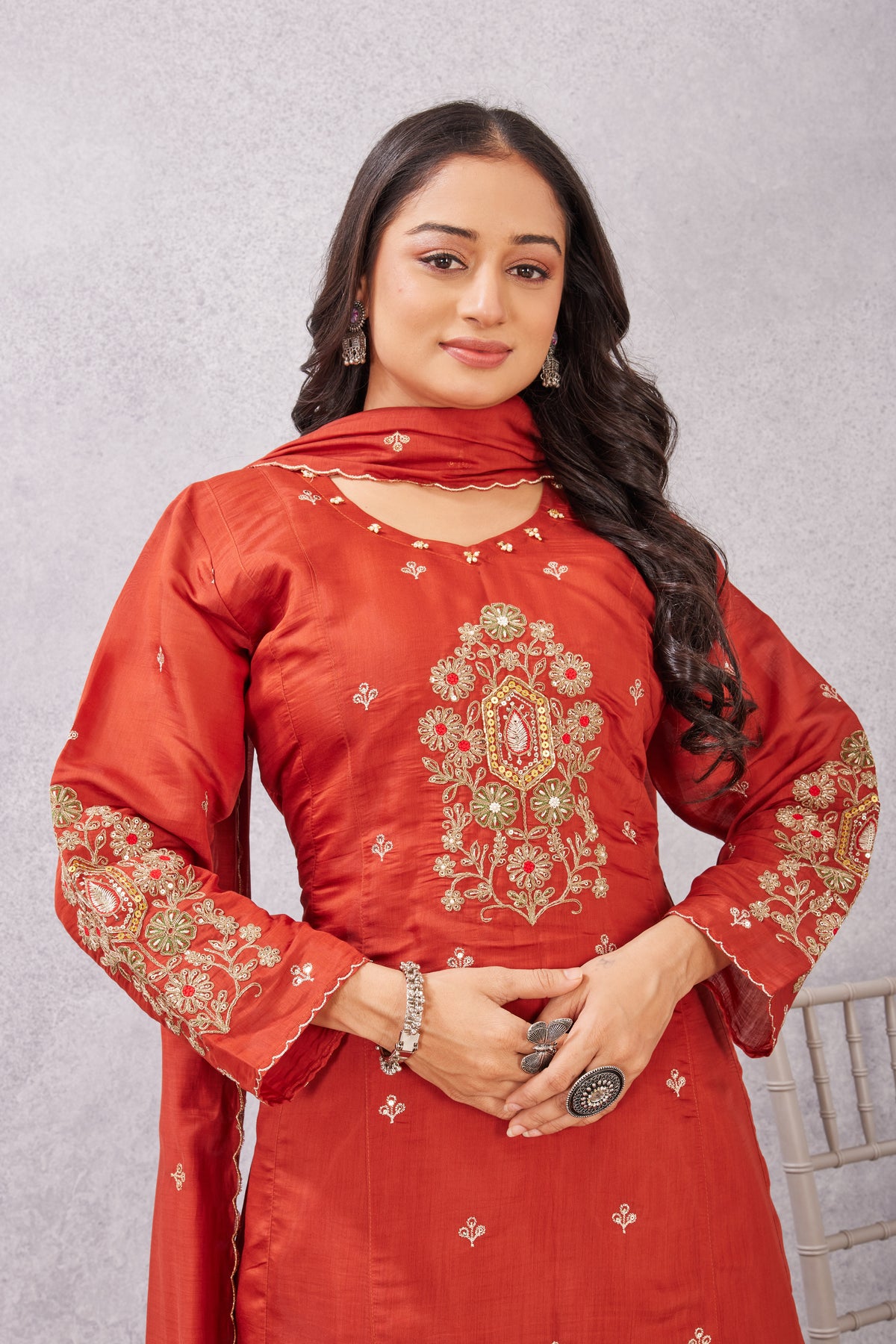 MULL CHANDERI 3 PCS (2950)