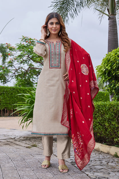 LILEN SHIMMER KURTI SET (2866-A)