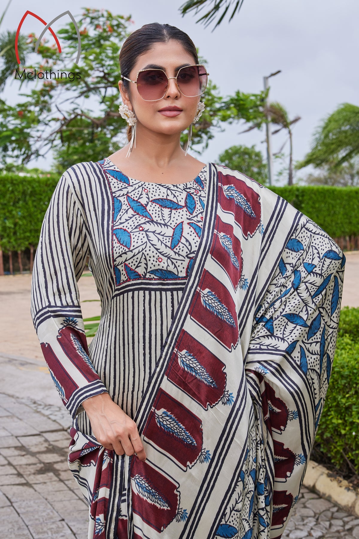 AJRAK PRINT KURTI SET (2649)