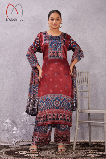 AJRAK PRINT KURTI SET (2658)