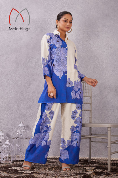NYLON VISCOSE CO-ORD SET(2881)