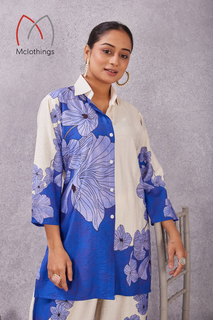 NYLON VISCOSE CO-ORD SET(2881)